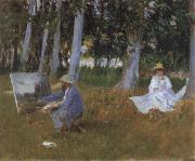 Claude Monet Claude Monet Painting in a Wood oil